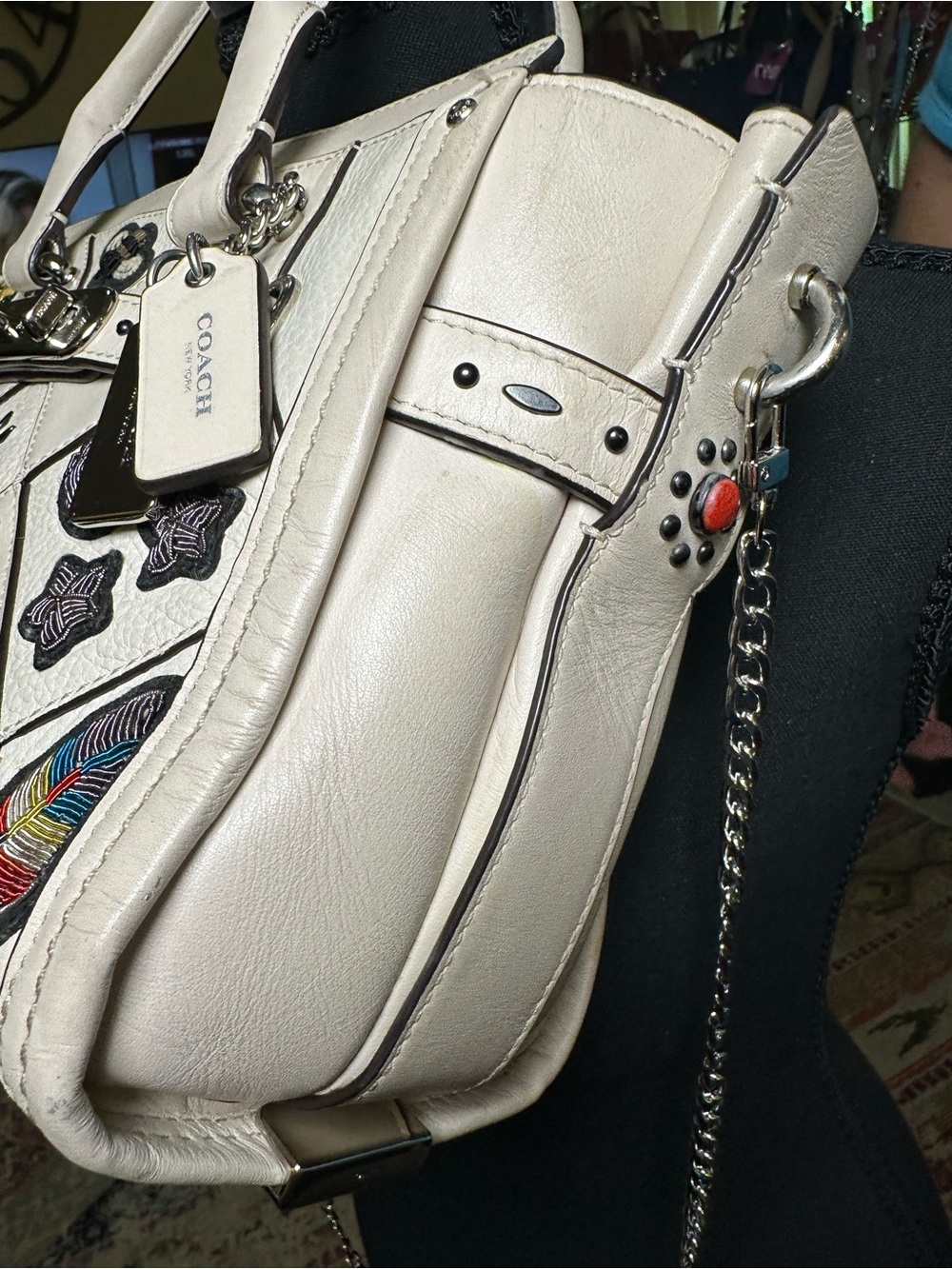 Coach Swagger 27 in Embellished Canyon Quilt Leather - Picture 9 of 16
